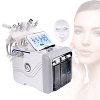H202 Hydra Small Bubble 7 in 1 Hydro Microdermabrasion Aqua Peel Beauty Facial Machine with LED Mask