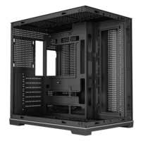 Harga Pabrik Casing PC Gaming Kaca Temper 3 Sisi ATX Mid Tower Mendukung Pendingin Air 360mm Logo Kustom OEM Stok Tersedia