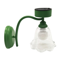 Lampe solaire LED rechargeable extérieure IP44 étanche avec capteur de lumière, petite, en plastique, blanc chaud, batterie incluse, certifiée RoHS, pour jardin