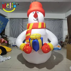 Boneco de neve inflável para presente de decoração de Natal melhor design