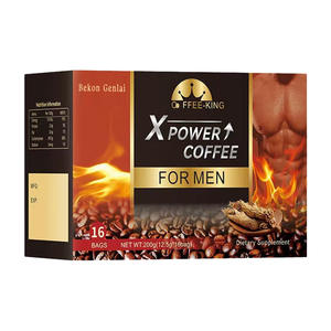 Caffè Nero <span class=keywords><strong>Biologico</strong></span> Pronto da Bere per Uomini con Maca, Integratore Erboristico Personalizzato X Power - Product Image 3