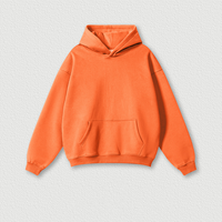 Sweat à capuche unisexe en molleton épais, style streetwear oversize, lavable en machine, résistant au séchage, anti-rétrécissement, anti-décoloration