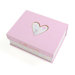 Custom Size Recyclable Baby <b>Memory</b> Gift <b>Box</b> Personalized Cardboard Packaging <b>Box</b> for Children and Newborn Keepsakes - Product Image 1