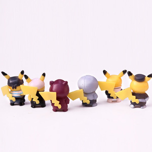 Vendita calda 10 stili Anime Cartoon PVC Mini 5cm 3D Pokemoned Capsule Figure per distributore automatico - Product Image 3