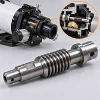 Vis sans fin OEM CNC 40Cr pour mécanismes de télescopes astronomiques