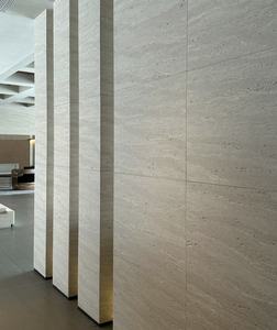 Pierre de <span class=keywords><strong>travertin</strong></span> imprimée en 3D MCM Carrelage souple Pierre souple Texture marbre Carrelage souple <span class=keywords><strong>Travertin</strong></span> romain pour décoration murale - Product Image 3