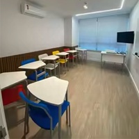 Ensemble de 8 Bureaux et Chaises de Classe Combinés Brésil pour Enfants, Table de Jeu et Chaises, Mobilier Scolaire, Bureau et Chaise d'Élève