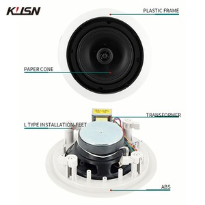 <span class=keywords><strong>360W</strong></span> Powered Chuyên Nghiệp Khuếch Đại & 8 Pcs 30W 6 Inch Đồng Trục Loa Trần Nhà Theatre Powered Địa Chỉ Công Cộng Hệ Thống - Product Image 6