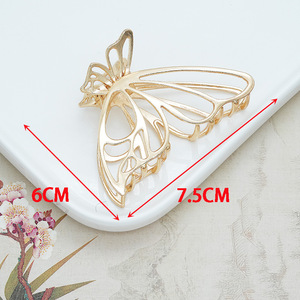 Luxe grande pince à cheveux minimaliste élégant rétro Vintage accessoire <span class=keywords><strong>de</strong></span> cheveux avec perle décoration requin pince pour les femmes - Product Image 2