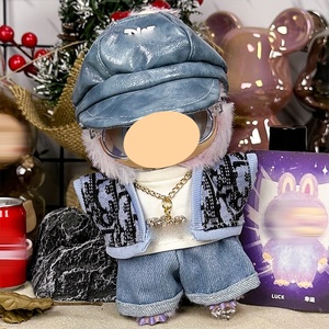 Hot Bán Thương Hiệu Thiết Kế Sang Trọng Cho Labubu Búp Bê Quần Áo Váy Váy <span class=keywords><strong>Hat</strong></span> Và Ví Quần Áo Trang Trí Nội Thất Cho Món Quà - Product Image 1