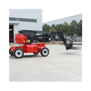 Hot Sale 10-40M hydraulic diesel\/electric boom lift mobile arm articulated man work platform