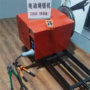 Cina produttore di filo diamantato sega macchina per tagliare la pietra enorme granito livellamento cava pietra fresa rotaia corda sega - Product Image 2