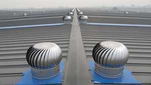 Ventilador de Turbina para Techo, Extractor de Aire sin Electricidad, Turbina Industrial de Aleación de Aluminio Montada - Product Image 3