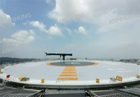 ANNHUNG ICAO Lampu Lapangan Terbang Portabel LED Hijau Berbahan Aluminium Alloy Tahan Air IP67 Baterai Lithium-Ion Operasi 24 Jam Sinar 360 Derajat