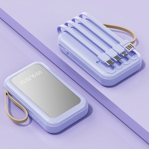 Baterías Externas Multifuncionales Universales Populares de 6000 mAh y 10000 mAh con Cable Integrado y Luz LED, Personalizables, 5 W - Product Image 4