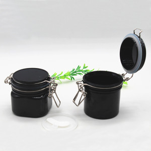 Nhựa Kín <span class=keywords><strong>Jar</strong></span> 150M <span class=keywords><strong>200Ml</strong></span> Vòng Vuông Đen Mỹ Phẩm <span class=keywords><strong>Jar</strong></span> Container Với Cap - Product Image 5