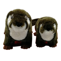 Jouet de loutre en peluche douce et mignonne de 14 pouces OEM/ODM de haute qualité de bonne conception personnalisé pour la promotion de Noël Vente en gros