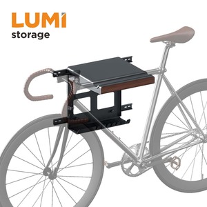 LBM-08DS Portabiciclette <span class=keywords><strong>da</strong></span> <span class=keywords><strong>Parete</strong></span> Orizzontale Rimovibile con Ganci e Ripiano Aperto, Organizzatore per Biciclette <span class=keywords><strong>da</strong></span> Interno - Product Image 2