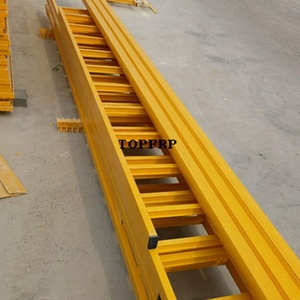 Straight Step Ladder Insulated Fiberglass Customized Frp Electric De Fibra De Vidrio Frp Extension Telescopic 150kg - Product Image 6