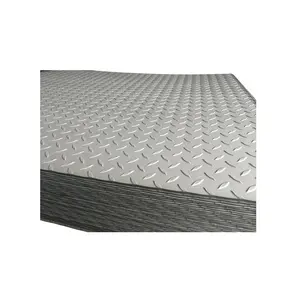 Laminados a quente A36 ST52 S235JR Aço Suave Checkered Placa com Corte Soldagem Bending Serviços JIS CE Certified Steel Sheet Coil