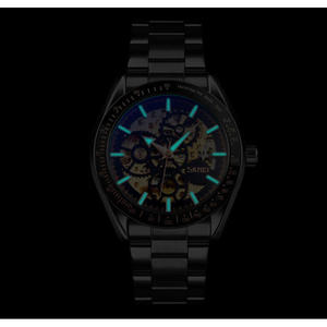 Large 43MM Dial Men's <b>Automatic</b> Mechanical Watch with Stainless Steel Folding Buckle Waterproof Fashion <b>Wristwatch</b> - Product Image 6