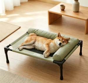 Cama Elevada para Mascotas, Apta para Perros y Gatos, Resistente a la Humedad, Desmontable y Lavable, para Perros Pequeños y Medianos, Ideal para Todo el Año y Verano - Product Image 4
