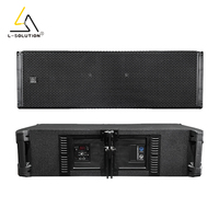 HDL50 Altavoz de arreglo lineal de neodimio de 12 pulgadas de tres vías con potencia pico activa de 8000W, sistema de audio profesional para grandes conciertos y eventos