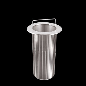 Thép không gỉ lưới xi lanh hình trụ lọc Cartridge đục lỗ Lọc thùng nhà ở dây lưới lọc - Product Image 4