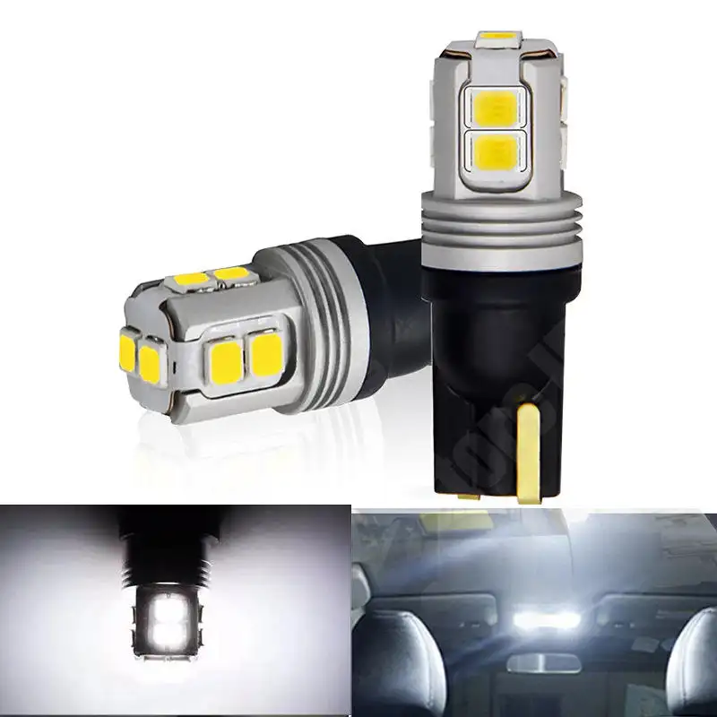 HAIYUAN Werks-Direkt vertrieb Neuwagen LED-Breiten licht T10 2835 10 Lichter stufenloses Dekodier-Highlight-Nummern schild