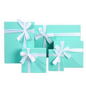 Custom, Trendy Tiffany Blue Gift Boxes 