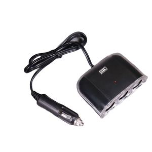 DAMAVO personnalisé 12V-24V USB chargeur de voiture QC3.0 prise de courant fonction stéréo pour Type C pour RV camions allume-cigare motos - Product Image 3