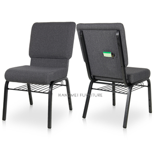 <span class=keywords><strong>Sillas</strong></span> grises con marco de metal negro apilable baratas de muestra gratis <span class=keywords><strong>para</strong></span> púlpito de Iglesia - Product Image 1