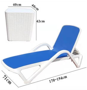 Tumbona ajustable <span class=keywords><strong>de</strong></span> verano para piscina, tumbona, tumbona para <span class=keywords><strong>playa</strong></span> al aire libre - Product Image 2
