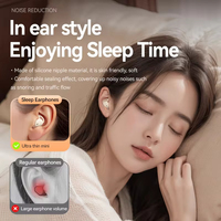 Audífonos Inalámbricos Bluetooth M73 con Cubierta Deslizante, Pequeños, Ligeros, para Viajes, Hotel, Aviación, Estilo Música para Dormir, Silenciosos