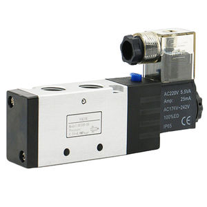 4V310-10 5/<span class=keywords><strong>2</strong></span> vie singola bobina G3/8 pneumatica controllo aria elettrovalvola Gas valvole magnetiche elettriche DC12V 24V 110V 220V - Product Image 3