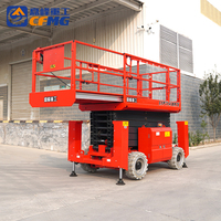 Plateforme élévatrice à ciseaux tout-terrain certifiée CE CFPT à vendre – Équipement de levage hydraulique pour travaux en hauteur