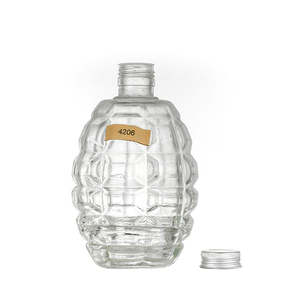 Botellas de Vidrio para Bebidas de 510 ml con Forma de <span class=keywords><strong>Granada</strong></span>, Ecológicas y de Diseño Único - Product Image 1
