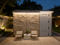 Tiny House WooWild – Maison mobile intelligente, préfabriquée, modulaire, en HDPE, isolée, étanche, portable, à énergie solaire, pour atelier ou cour