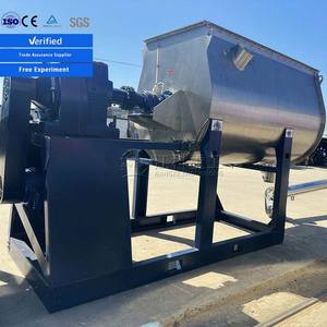 वाणिज्यिक पैमाने ओ-आकार क्षैतिज रिबन मिक्सर स्टेनलेस स्टील s304 ड्राई पाउडर मिक्सर मशीन असर कस्टम डिजाइन के साथ - Product Image 1