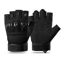 Nouveaux gants tactiques: demi-doigt d'été en plein air, coque dure résistante à l'usure, absorbant les chocs, antidérapante pour le cyclisme
