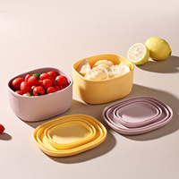 Silikon-Lunchbox, leicht, mikrowellengeeignet, Lunchbox für Büroangestellte