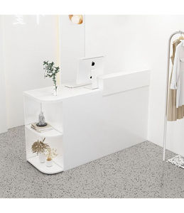 Bureau de réception moderne pour cabinets médicaux orthopédiques CORIANS, en pierre artificielle écologique, pour hôpitaux et centres commerciaux - Product Image 5