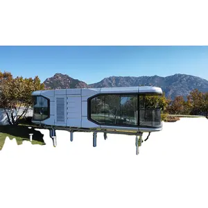 중국 핫 탑 세일 현대 조립식 아름다운 오두막 모듈 형 모바일 작은 공간 캡슐 컨테이너 하우스