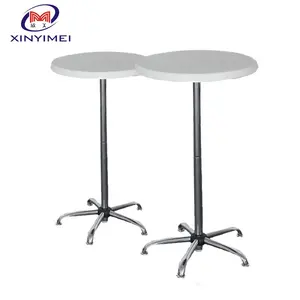 Seating Restaurant Furniture Foldable High Top Cocktail Tables Modern Plastic Verified Suppliers Outdoor High Top Bar Tables