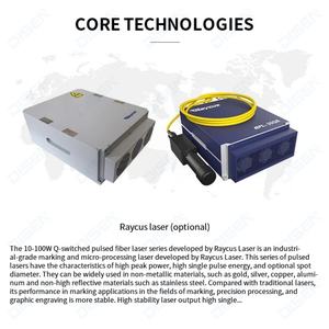Machine de marquage laser portable haute précision 20/30/50 watts, imprimante 3D de bureau pour étiquettes d'oreille d'animaux, numéro VIN, prend en charge la graphique IA - Product Image 6