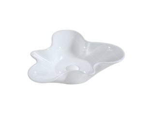 Forme spéciale de bonne qualité couleur blanche prix bon marché comptoir lavabo fait main salle de bain <span class=keywords><strong>céramique</strong></span> Art évier bol - Product Image 2