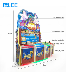 Blee phổ biến công viên trò chơi máy bán chạy nhất Thời gian gia đình trẻ em Rocking máy bốn người súng bắn súng Arcade trò chơi máy - Product Image 6