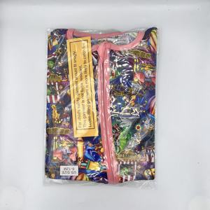 Groothandel op maat bedrukte bamboe schattige baby- en kinderpyjama's met lange mouwen, romper met rits, kledingset voor meisjes en jongens - Product Image 2