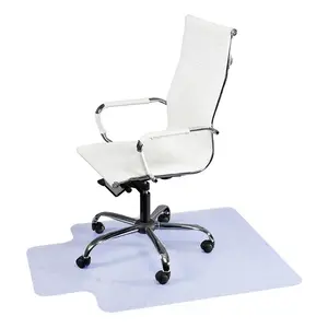 sandalye minderi vinil zemin Suppliers-Toptan vinil şeffaf şeffaf pvc plastik zemin ofis koltuğu mat halı