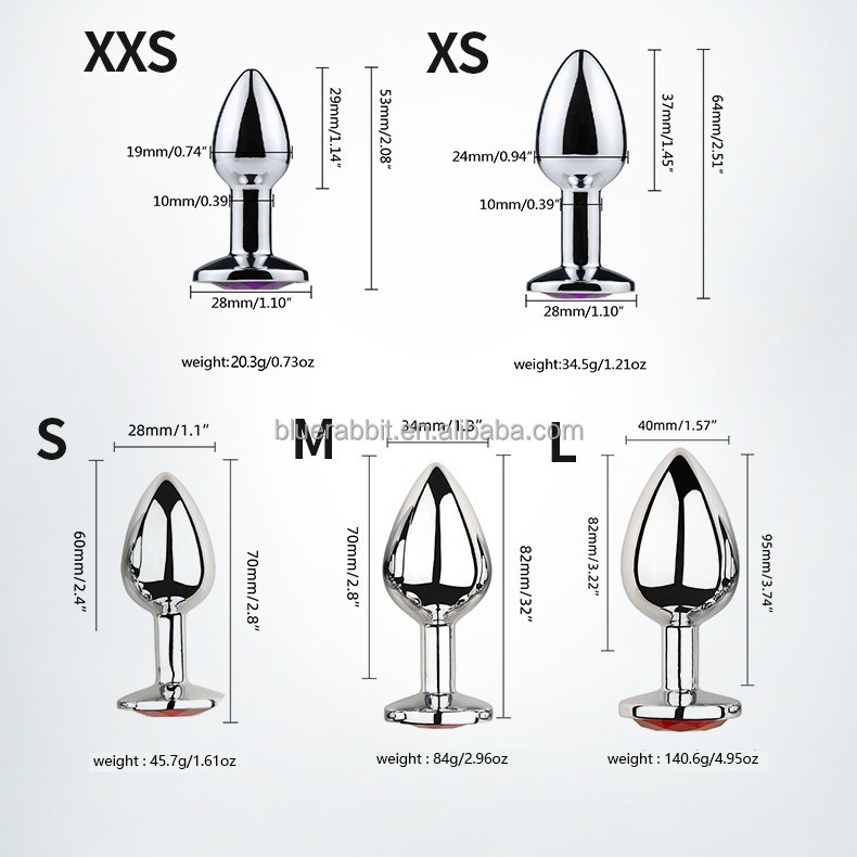Gem Anal Plugs - Smaller, Unisex Anal Toys for Beginners Gem Anal Plugs - Smaller, Unisex Anal Toys for Beginners